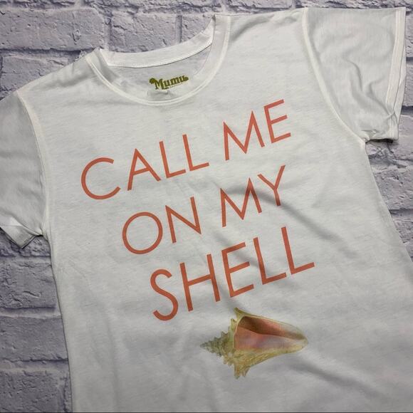 Show Me Your Mumu Oliver Tee 'Call Me On My Shell' - Picture 3 of 8
